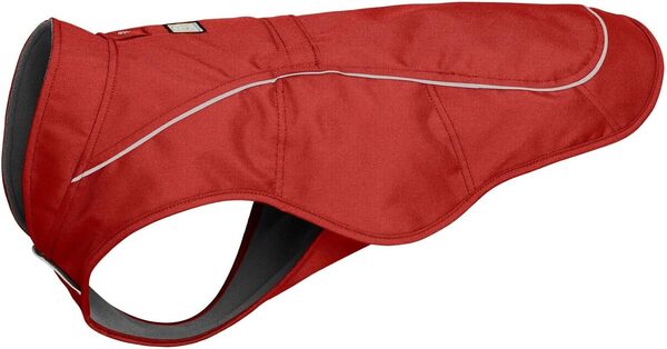 RUFFWEAR Overcoat Jacket, Abrasion-Resistant Dog Jacket with Fleece Lining for Cold Weather, Red Clay, Medium…