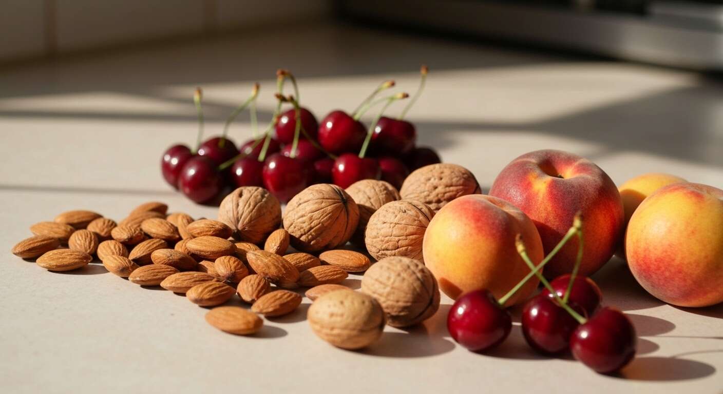 Fruits &agrave; coque et &agrave; noyaux : risques cach&eacute;s pour les chiens