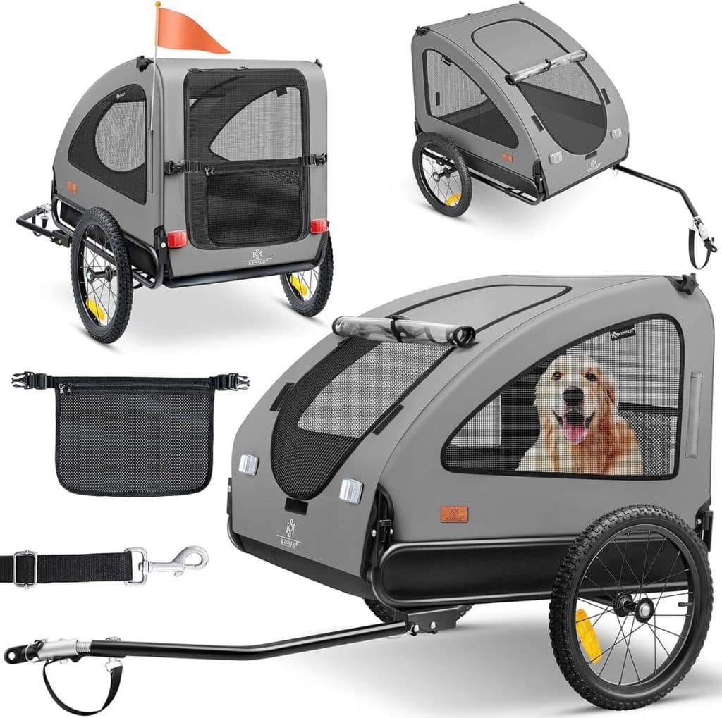 Test : chariot KESSER 2-en-1 pour chien, remorque et poussette pratique