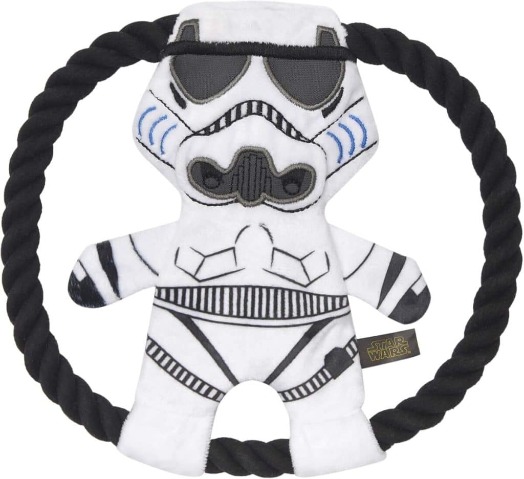 Test du frisbee en peluche Star Wars : jouet doux idéal pour chien