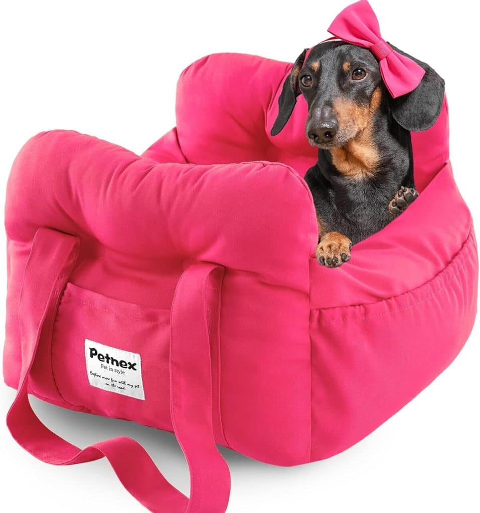 Test du siège auto portable PETNEX pour petits chiens : confort et style