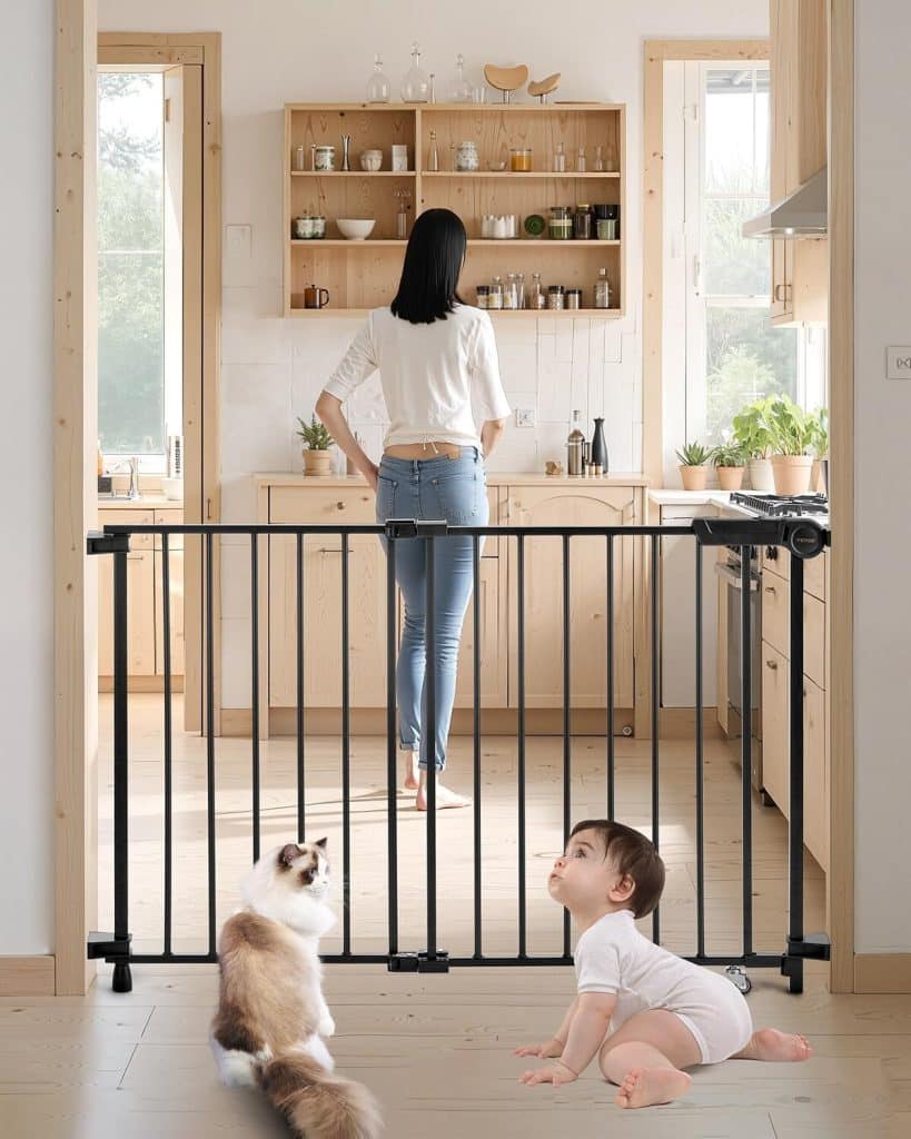 Test VEVOR barrière de sécurité extensible pour animaux