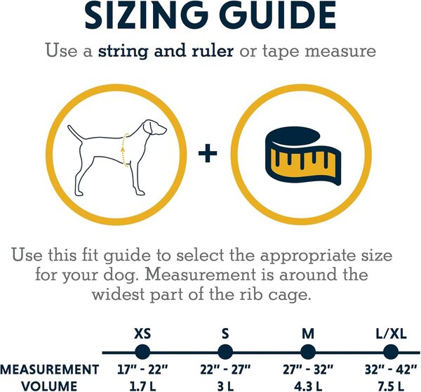 RUFFWEAR Harnais pour Chien de Tous Les Jours avec Poches, Switchbak Harness, Confort Tout au Long de la journée avec Poches intégrées pour Les randonnées de Courte journée, Blue Moon
