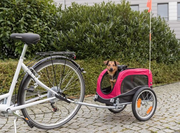 Trixie Remorque de vélo pour Animal Domestique, Pliable, Facile à Monter