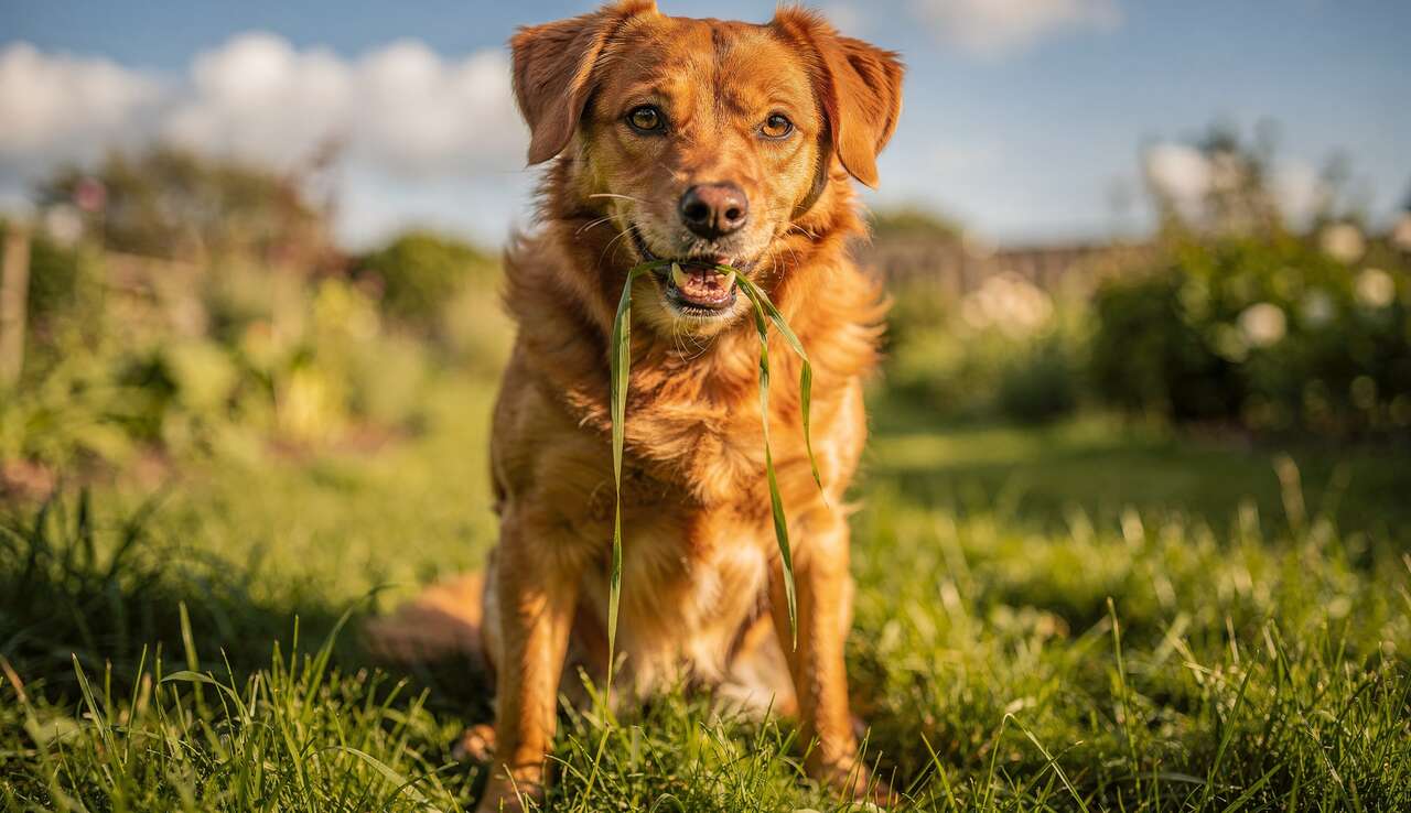 Pourquoi mon chien mange-t-il de l'herbe ?