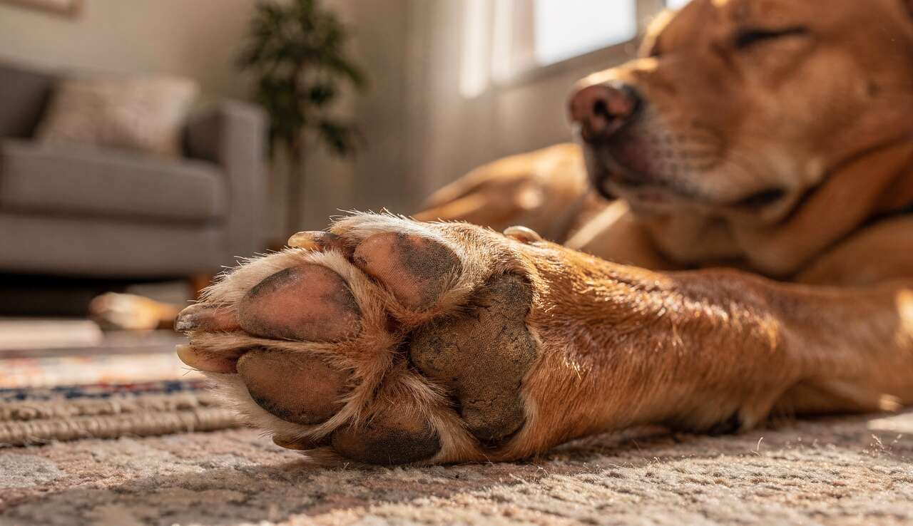 Bien entretenir les pattes et coussinets du chien
