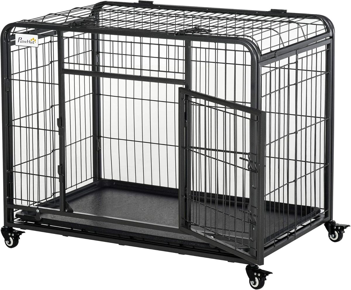 Test : cage pliable PawHut pour chien, transport pratique et sécuritaire