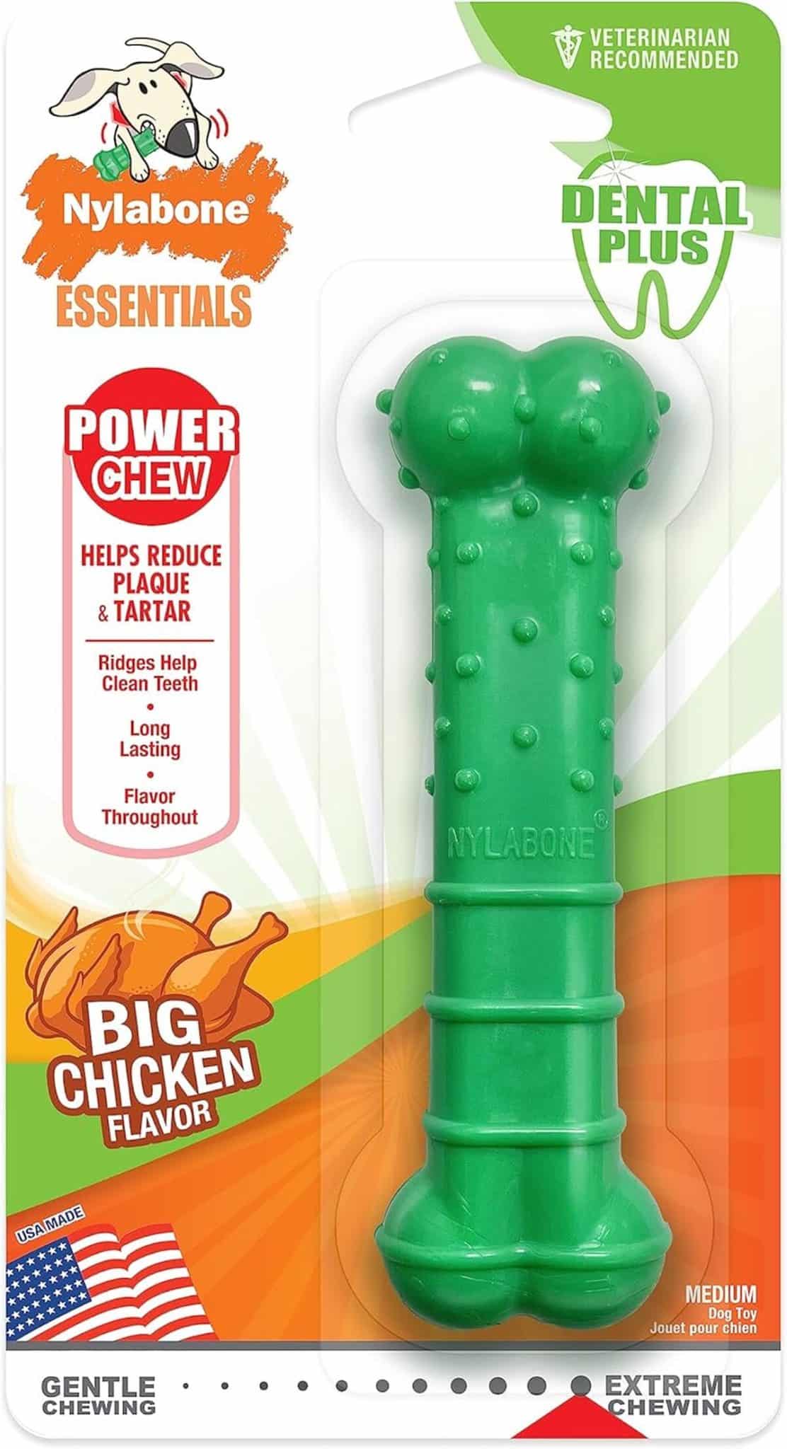 Test du jouet à mâcher Nylabone Power Chew Shish Kabob pour chiens puissants