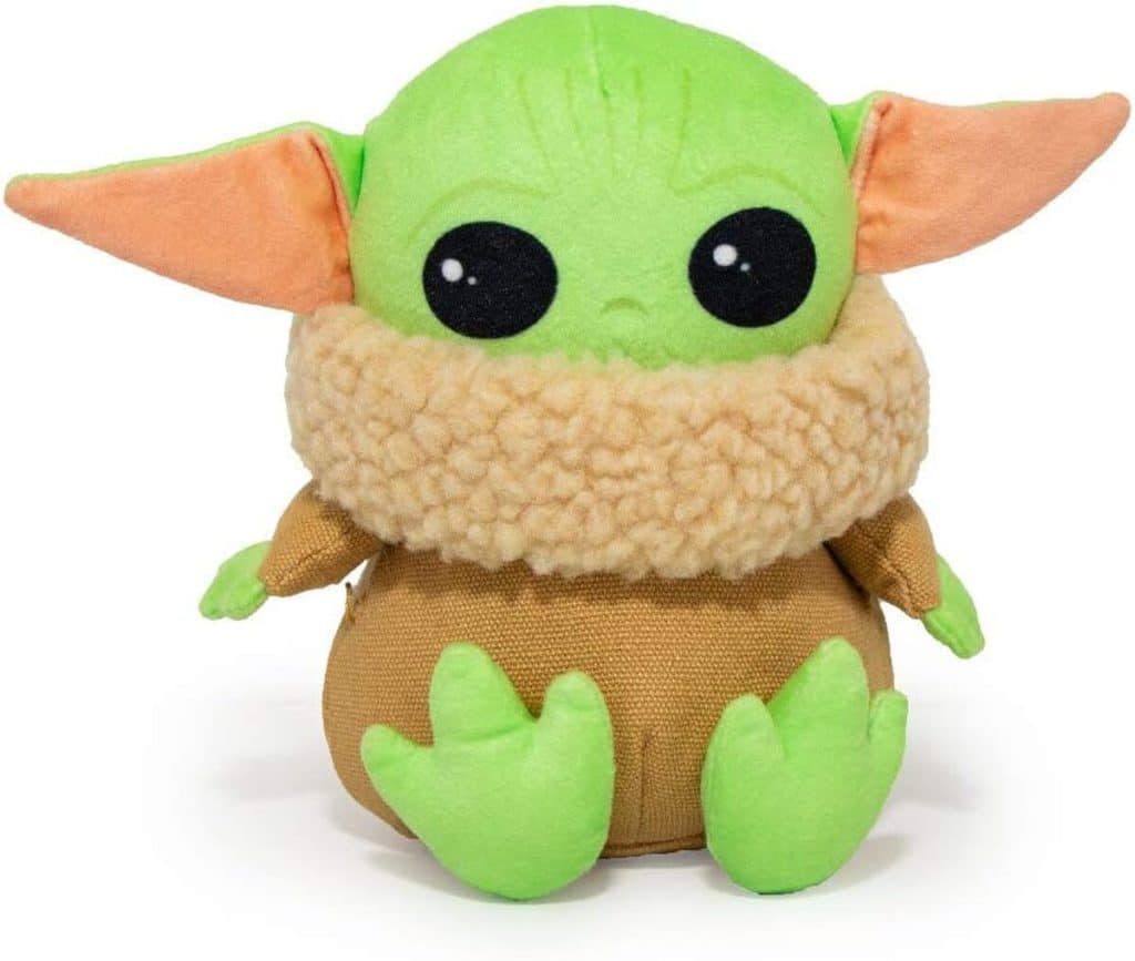 Test jouet peluche Mandalorien Buckle-Down : baby Yoda pour chiens