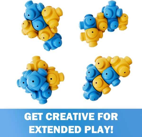Puzzles en 6 pièces pour chiens intelligents, jouets interactifs anti-ennui, distributeur de friandises, jouets pour garder les chiens et chiots occupés, puzzles avancés pour chiens