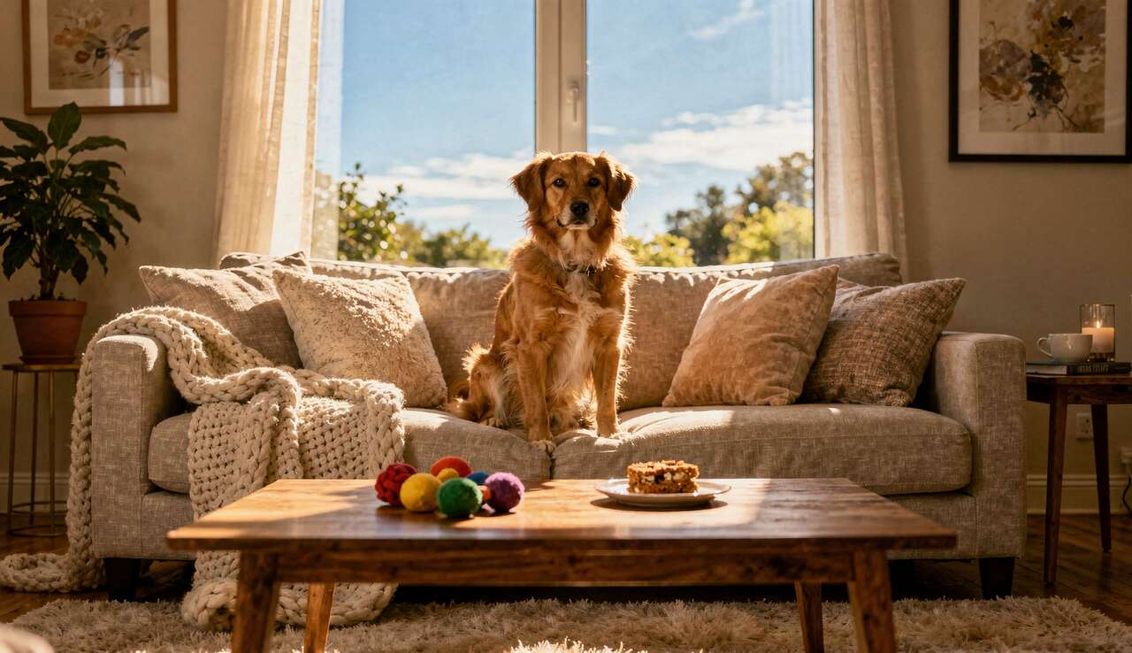 Comment rassurer son chien quand on part ?