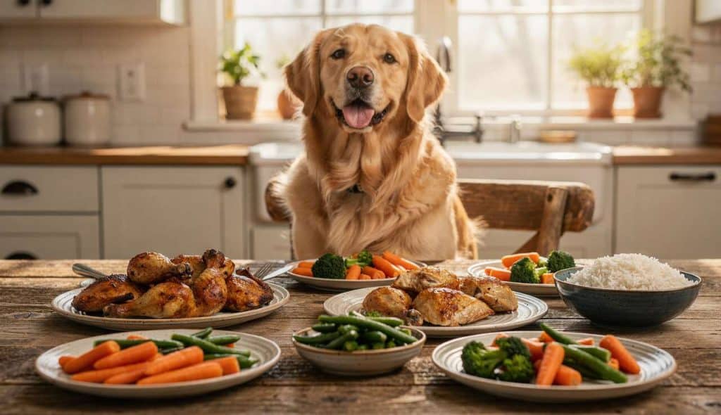 Autre chose que des croquettes pour chien ?