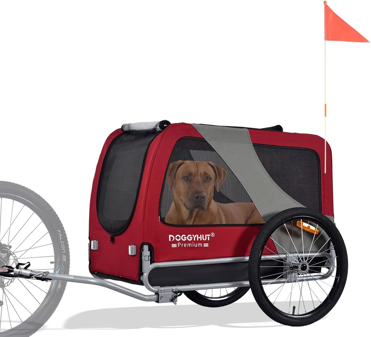 Test de la remorque pour chiens Doggyhut Premium XL : transport sécurisé et confortable