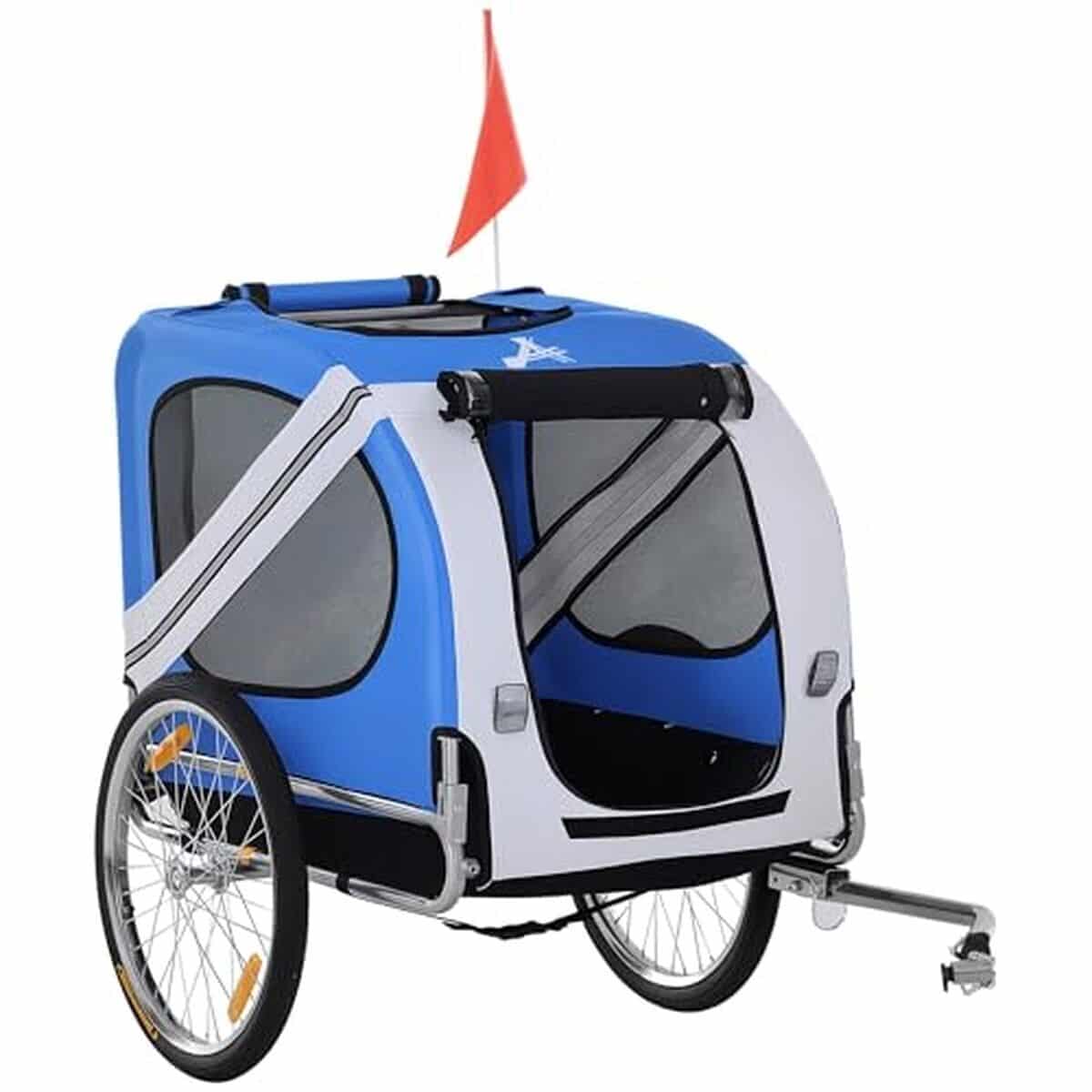 Test de la remorque vélo PawHut pour chien et animaux jusqu'à 30 kg
