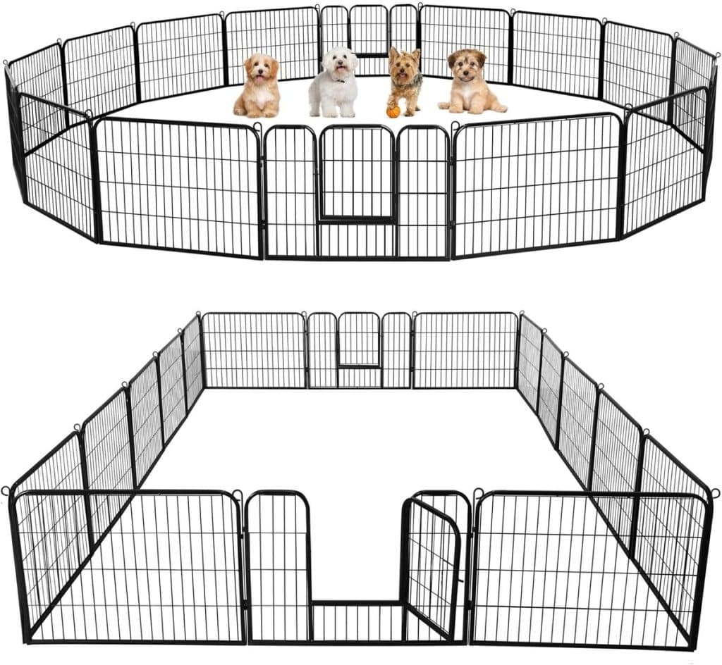 Test de l'enclos pliable Abician : le parc à 16 panneaux pour chiens et rongeurs