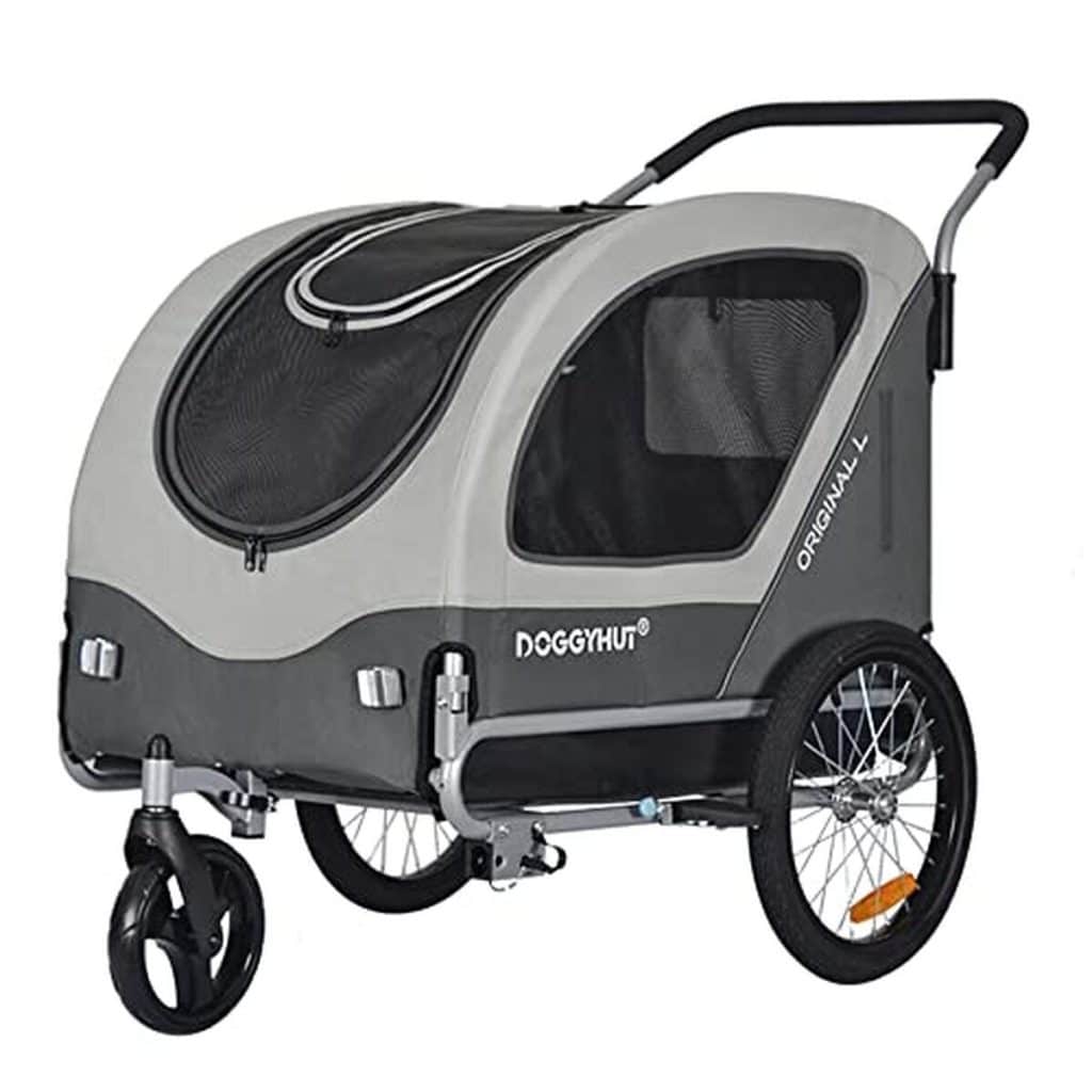 Test : remorque vélo Doggyhut Original L pour chiens