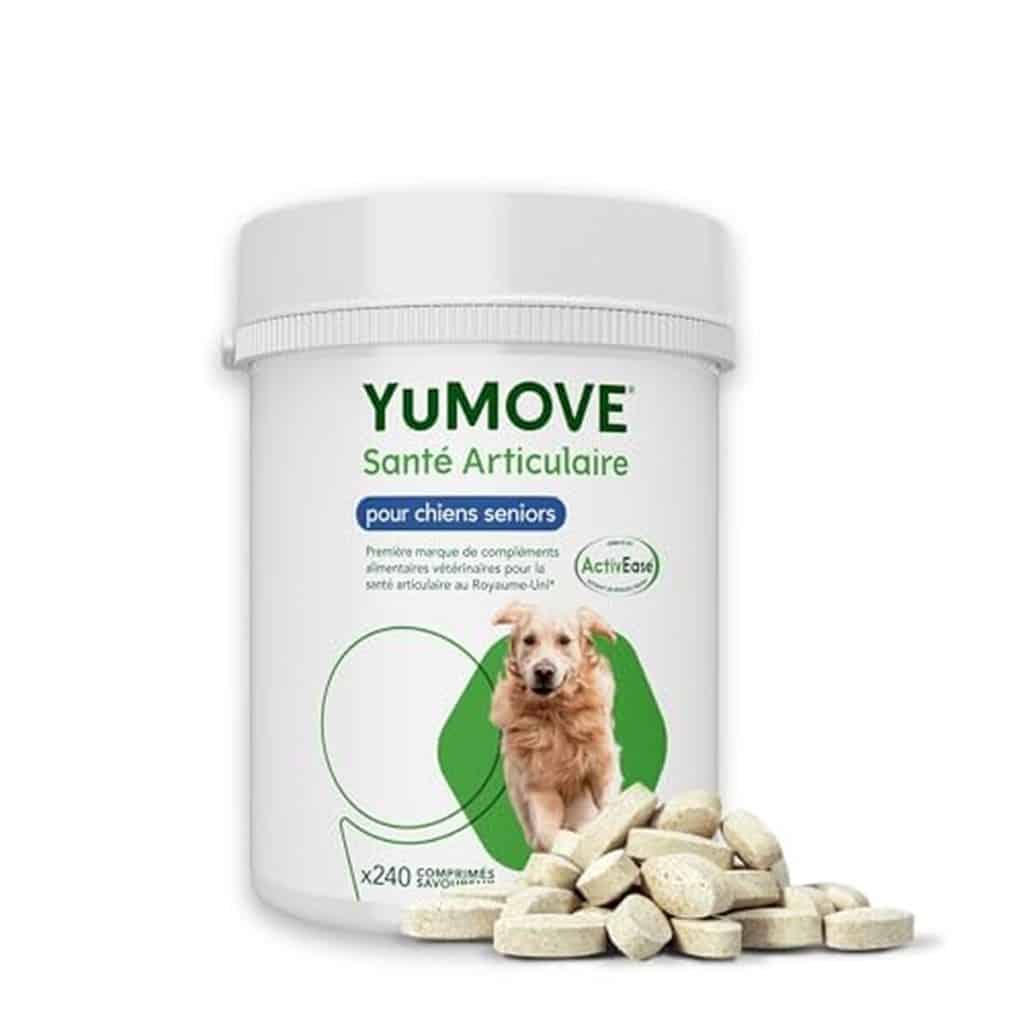 Test YuMOVE Arthrose Chien : complément articulations senior hautement concentré