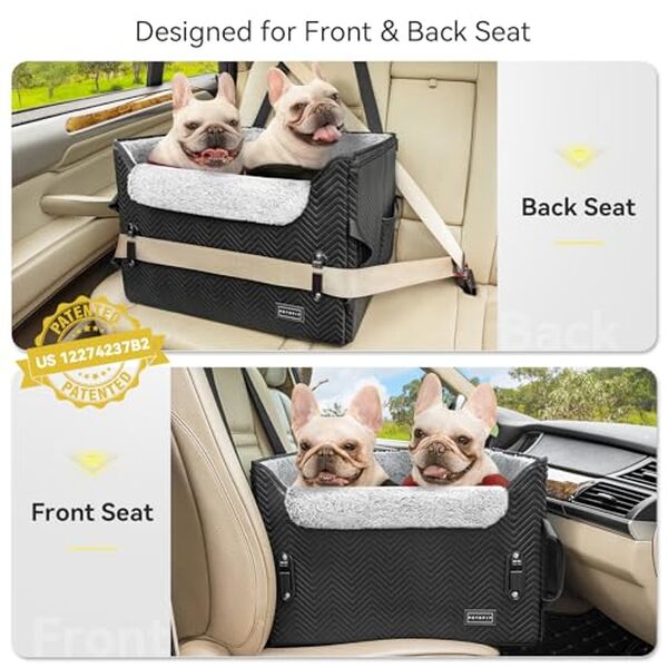 Découvrez notre test du siège de voiture Petsfit pour chien : cuir synthétique, sécurité renforcée, confort optimal et design élégant pour vos déplacements.