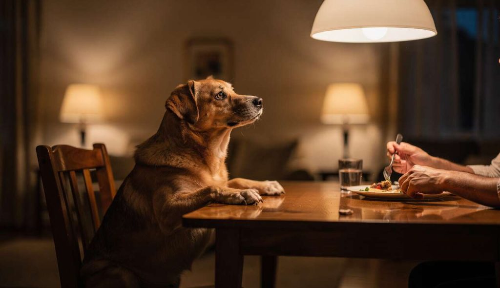 Pourquoi Mon Chien Me Regarde Manger ?