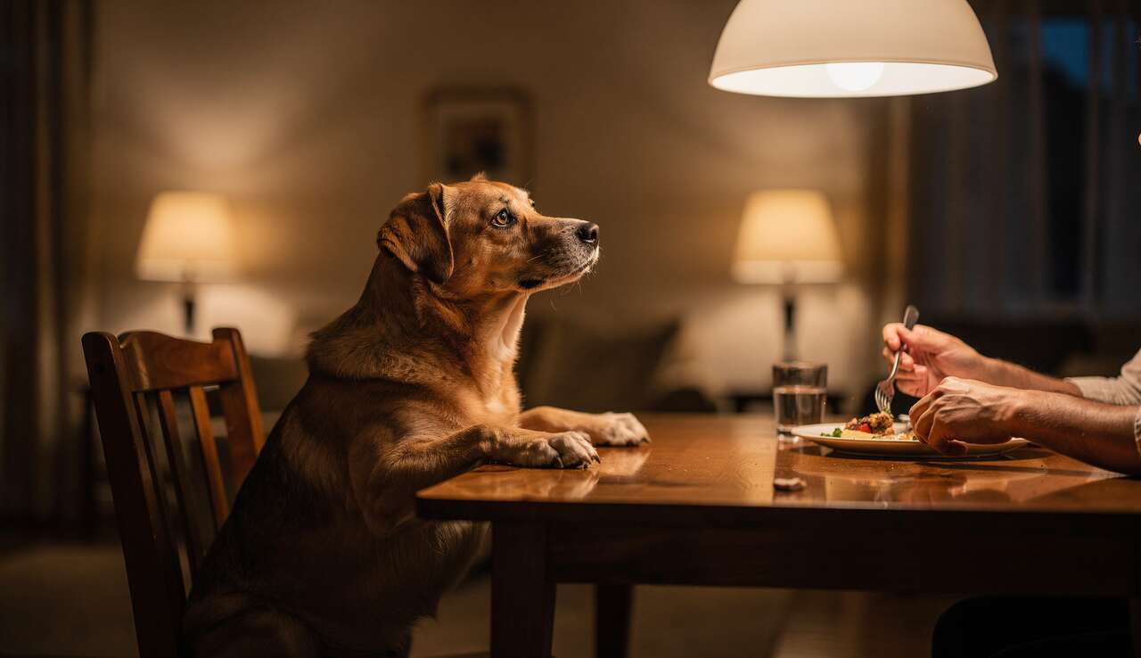 Pourquoi Mon Chien Me Regarde Manger ?