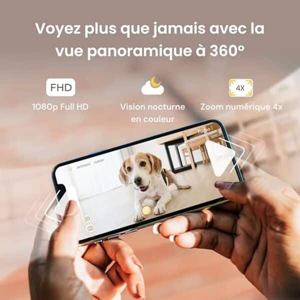 Test et avis sur la furbo caméra 360° : offrez à votre compagnon à quatre pattes une surveillance optimale et vivez sereinement vos absences