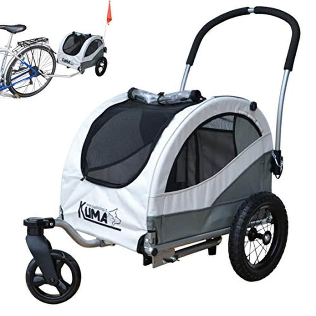 Essai : papilioshop Kuma, remorque vélo et poussette pour animaux de compagnie