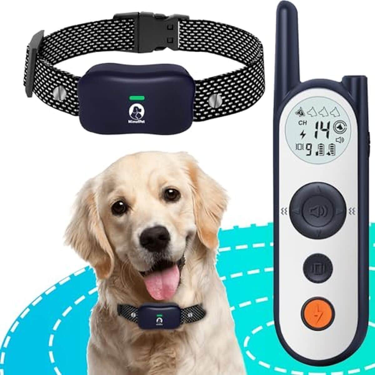 Test : clôture électronique pour chien avec télécommande ajustable 8M à 1050M