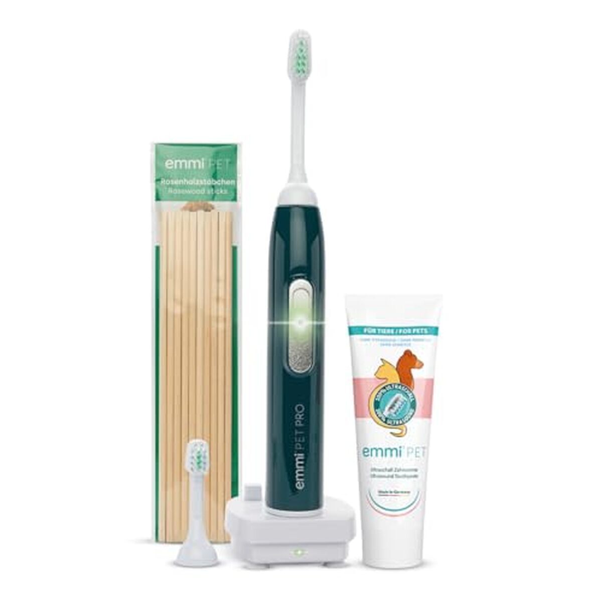 Test de la brosse à dents ultrasonique emmi-pet PRO pour chiens et chats