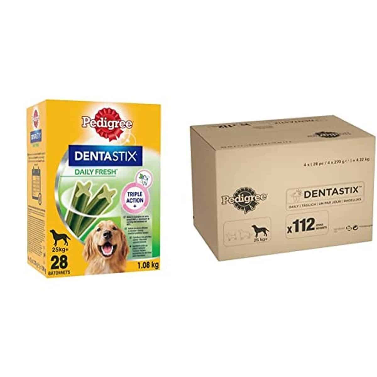 Test : dentastix fresh pour grands chiens, lot 112 bâtonnets