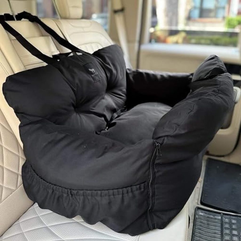 Test : siège auto Jacko & Co pour chien de taille moyenne - confort et sécurité