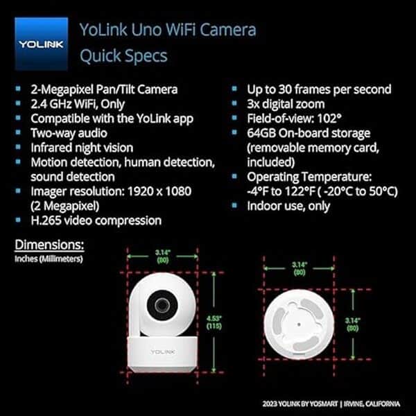 Découvrez le test complet de la caméra YoLink Uno 1080p, l'outil idéal pour surveiller vos animaux de compagnie et bébés avec une qualité d'image exceptionnelle et des fonctionnalités innovantes.