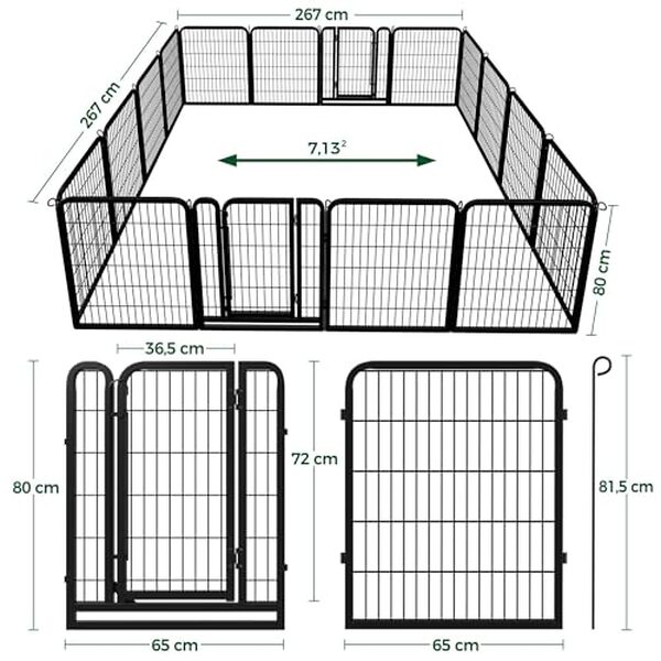Découvrez notre analyse complète du parc pour chien 16 panneaux de Yaheetech : praticité, sécurité et confort pour votre compagnon à quatre pattes.