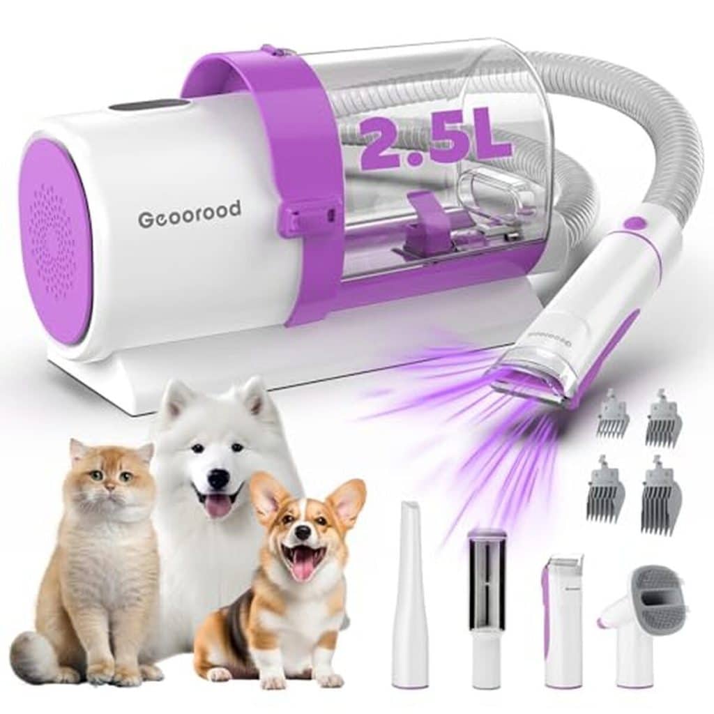 Test du kit d'aspiration et tondeuse pour chien : silencieux et efficace