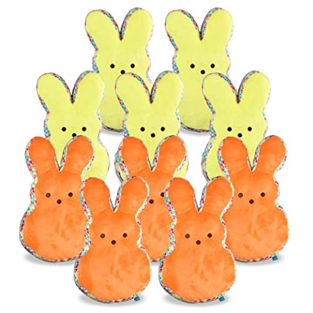 Test Peeps for Pets : lapins couineurs en peluche pour chien